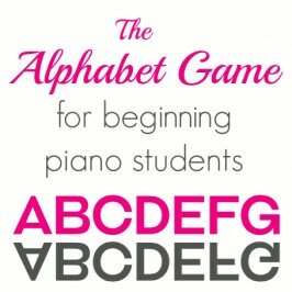 The Alphabet Game