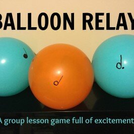 Balloons + Piano Students = Instant Fun