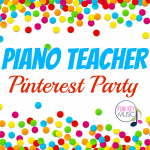 Piano Teacher Pinterest Party