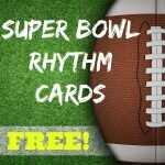 Super Bowl Rhythm Cards & Finger Exercises