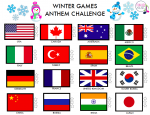 Winter Games National Anthem Challenge